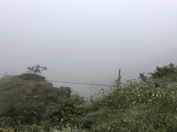 Somport, fog, albergue aysa, camino de Santiago Aragonés