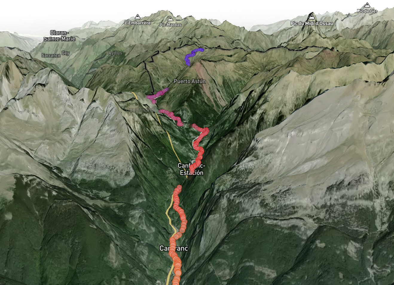 new tricks #mapbox #knime #caminodesantiago #aragón #visualization