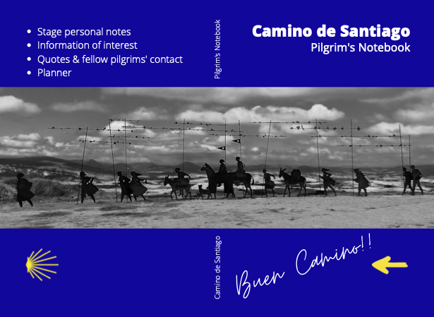 Camino de Santiago notebook journal diary logbook