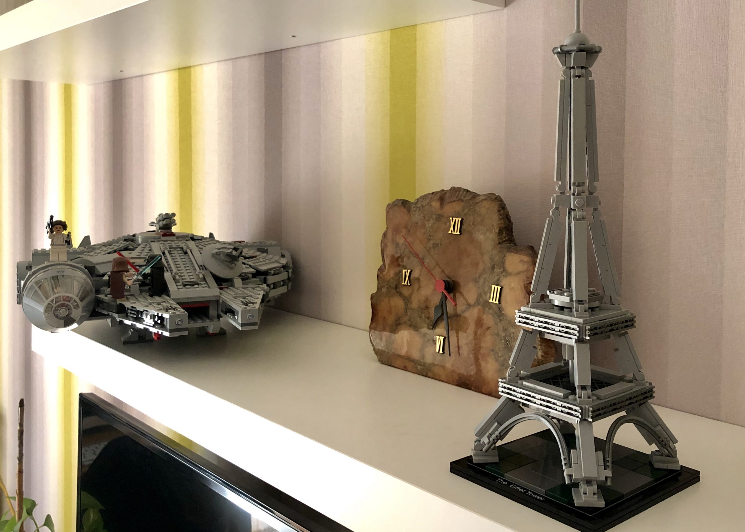 Millenium Falcon and Eiffel Tower